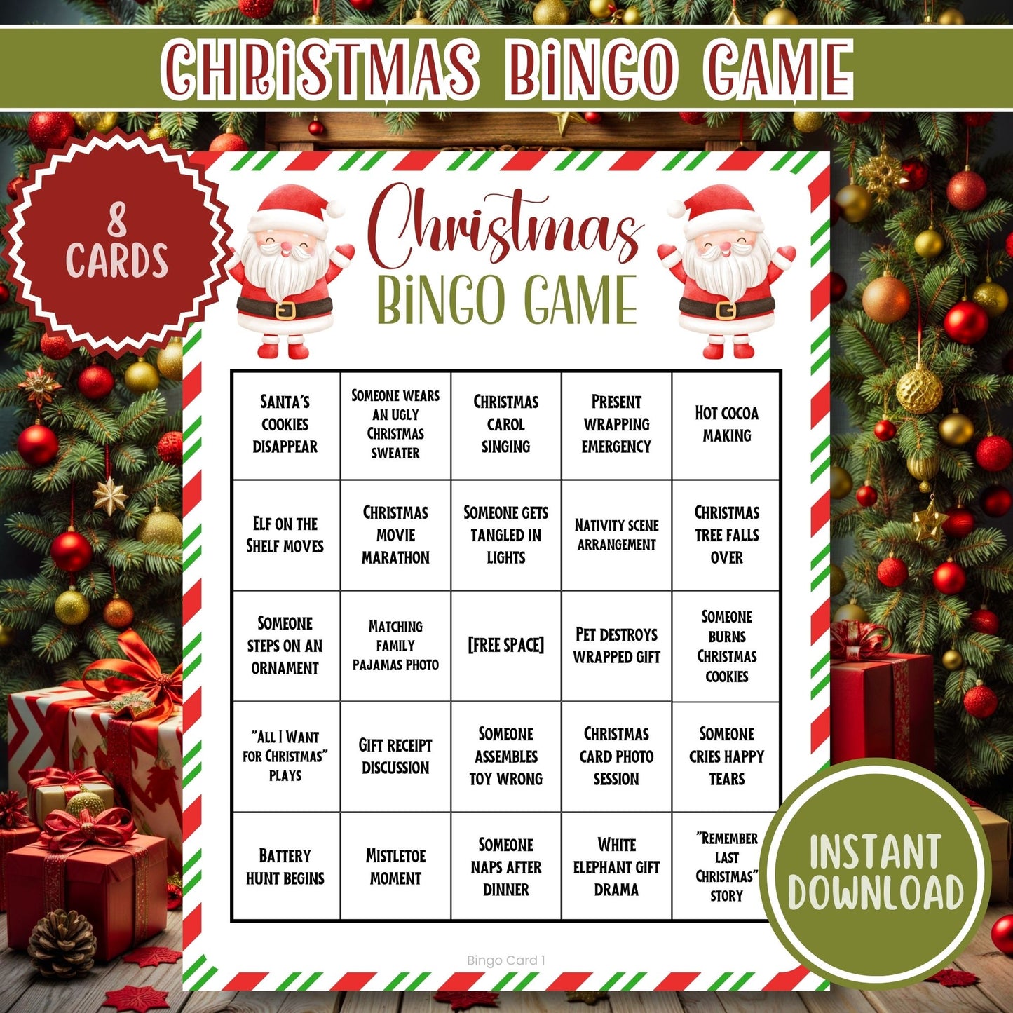 Christmas Bingo Game