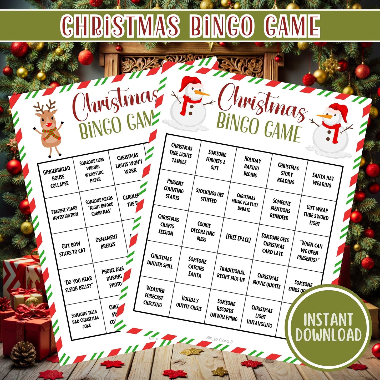 Christmas Bingo Game