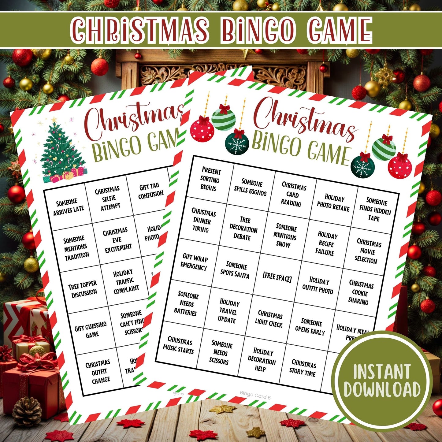 Christmas Bingo Game