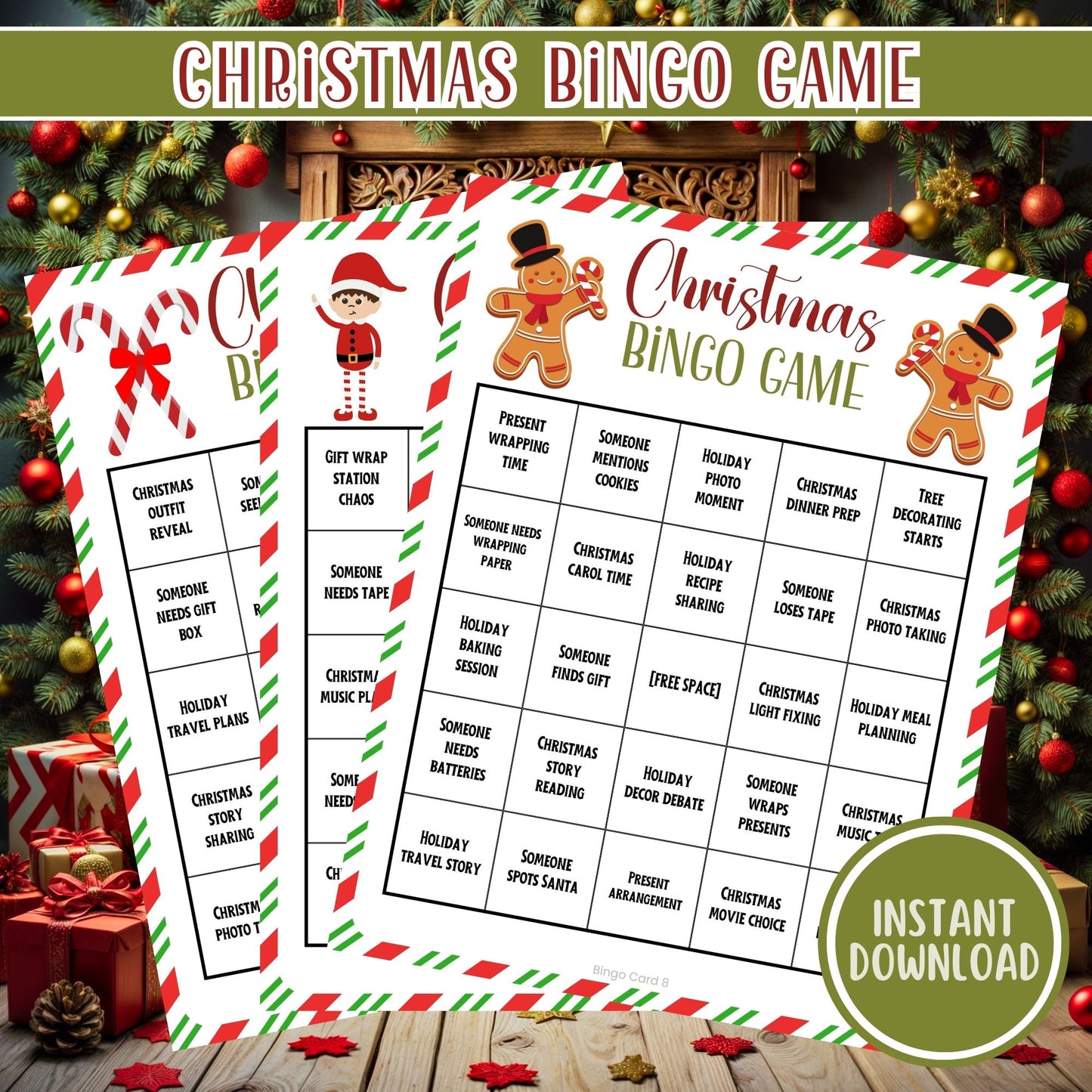 Christmas Bingo Game