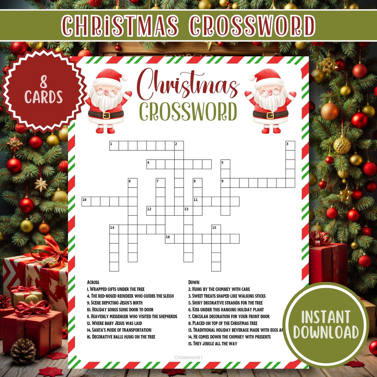 Christmas Crossword Puzzle