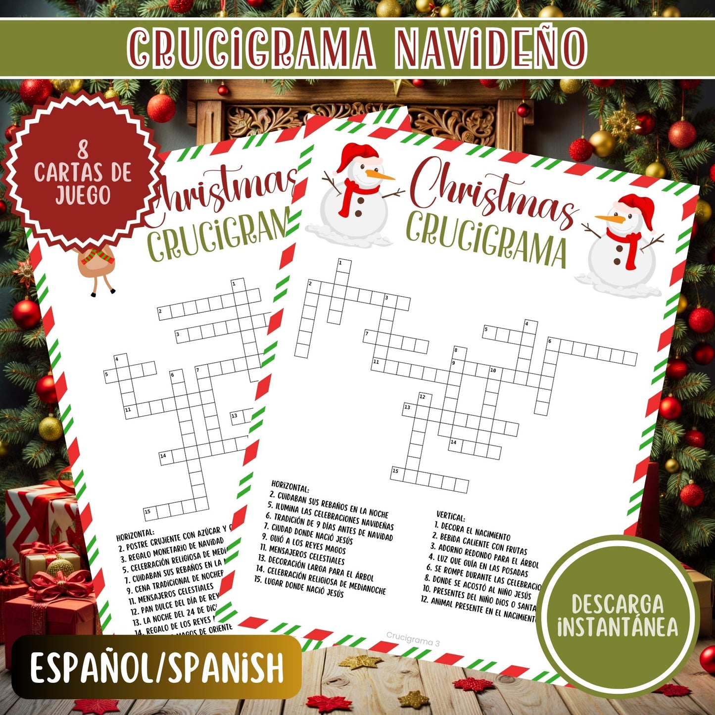 Crucigrama Navideño