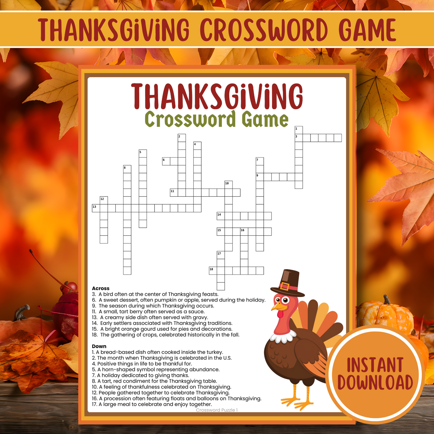 Thanksgiving Activity Bundle